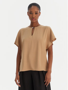 Calvin Klein Calvin Klein Blusa LV044E902G Beige Regular Fit