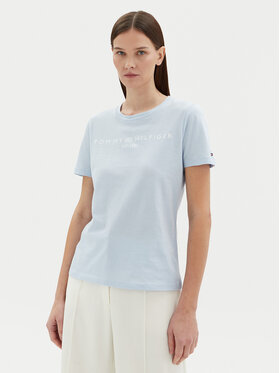 Tommy Hilfiger Tommy Hilfiger T-Shirt WW0WW40276 Γαλάζιο Regular Fit