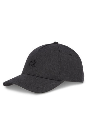 Calvin Klein Kepurė su snapeliu Calvin Klein Raised Embroidery K60K613118 Juoda