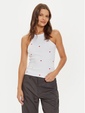 Noisy May Noisy May Топ 27033216 Білий Regular Fit