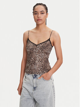 Miss Sixty Miss Sixty Топ 6S1SJ54300 Коричневий Slim Fit