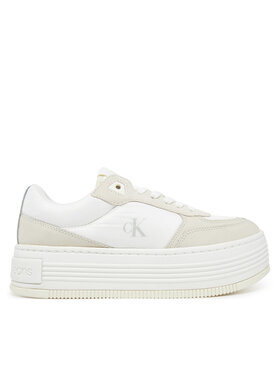 Calvin Klein Jeans Sneakers Calvin Klein Jeans Bold Flatf Low Lace Mix YW0YW01742 Bianco