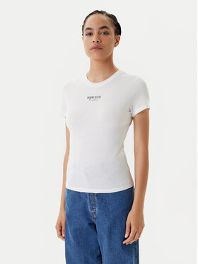 Tommy Jeans Tommy Jeans Póló Essential DW0DW20913 Fehér Slim Fit