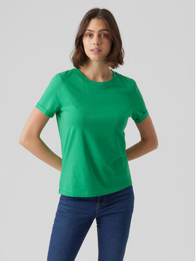 Vero Moda Vero Moda Póló 10243889 Zöld Regular Fit