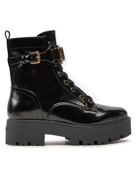 Guess Kotníková obuv Guess Vaires FLTSOM PAT10 Černá