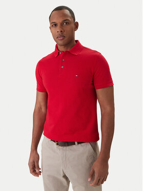 Tommy Hilfiger Tommy Hilfiger Polo 1985 MW0MW17771 Crvena Slim Fit