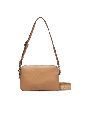 Calvin Klein Borsetta Calvin Klein Webbing 2X Strap Camera Bag LV04F3656G Beige