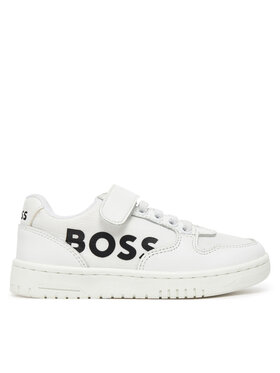 BOSS Sneakersy BOSS J51644 E Biela