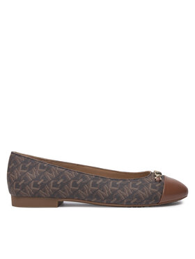 MICHAEL Michael Kors Балетки MICHAEL Michael Kors Rebecca Flex Empire Monogram 40F4RBFP1B Коричневий