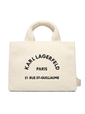 KARL LAGERFELD Kabelka KARL LAGERFELD A4W50013 Écru
