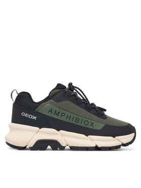 Geox Sneakers Geox J Flexyper Plus Boy B Abx J46LCC 0FU50 C0498 M Verde închis