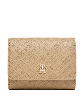 Tommy Hilfiger Maks Tommy Hilfiger Th Icon Trifold Mono AW0AW18484 Bēšs