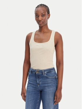 Liu Jo Sport Liu Jo Sport Top TA6173 J3845 Écru Regular Fit