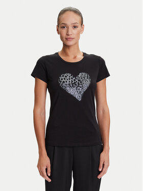 Liu Jo Liu Jo Camiseta UF5264 JS923 Negro Regular Fit
