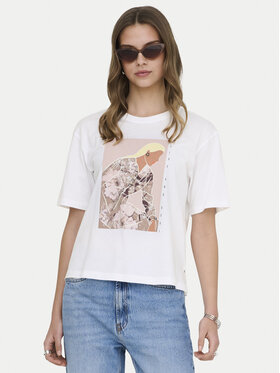 ONLY ONLY Camiseta Susan 15372179 Blanco Regular Fit