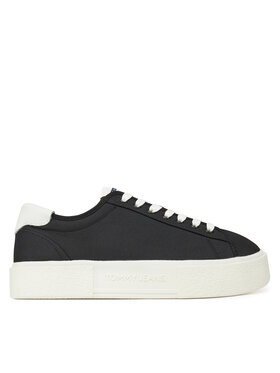 Tommy Jeans Sneakers Tommy Jeans Tjw Flatform Canvas Sneaker EN0EN02792 Schwarz