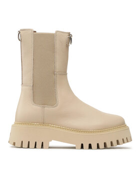 Bronx Kotníková obuv s elastickým prvkem Bronx 47268-AA Béžová