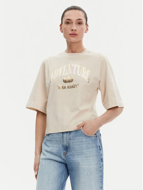 PINKO PINKO Футболка Niamey 104604 A2CS Бежевий Regular Fit