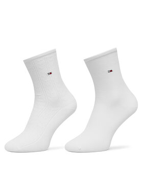 Tommy Hilfiger Hosszú zoknik Tommy Hilfiger 701238849 Fehér