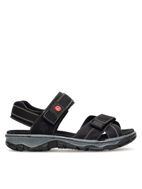 Rieker Sandały Rieker 68851-02 Czarny