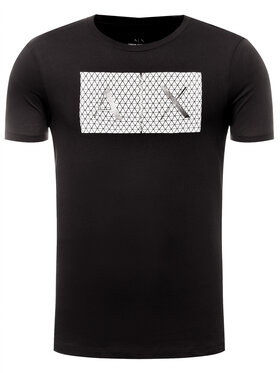 Armani Exchange Armani Exchange Футболка 8NZTCK Z8H4Z 1200 Чорний Slim Fit