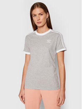 adidas adidas T-Shirt adicolor Classics 3-Stripes H33576 Grau Standard Fit