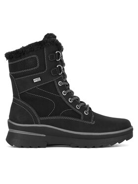Remonte Schnürschuhe Remonte D2B73-02 Schwarz