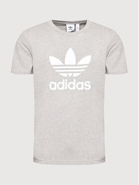 adidas adidas Футболка adicolor Classics Trefoil H06643 Сірий Regular Fit