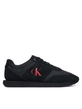 Calvin Klein Sneakers Calvin Klein Retro Runner Band Lth-Su HM0HM02212 Schwarz