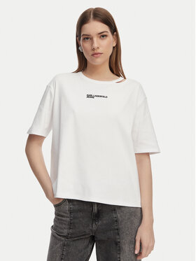 Karl Lagerfeld Jeans Karl Lagerfeld Jeans Camiseta B2W17077 Blanco Regular Fit