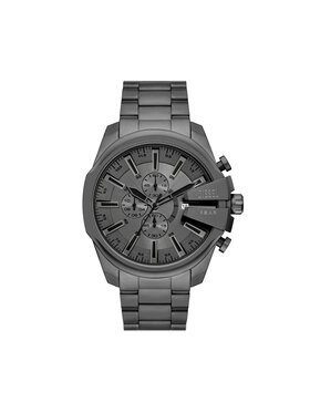 Diesel Годинник Diesel Mega Chief Slim Chronograph DZ4676 Сірий