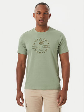 Beverly Hills Polo Club Beverly Hills Polo Club Футболка M1369 Зелений Regular Fit