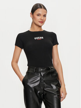 Guess Jeans Guess Jeans Футболка W4YI64 KA0H1 Чорний Slim Fit