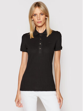 Lacoste Lacoste Polo marškinėliai PF5462 Juoda Slim Fit