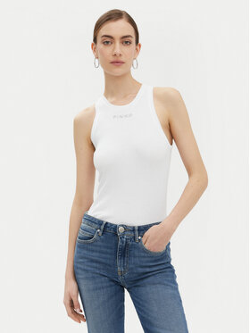 PINKO PINKO Топ 100822 A2C1 Білий Regular Fit