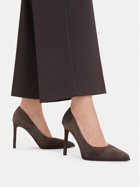 GINO ROSSI Lodičky GINO ROSSI EO-AZI-LT2472-1 Tmavě hnědá