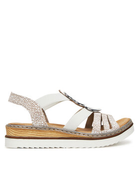 Rieker Sandály Rieker 679L4-80 Bílá