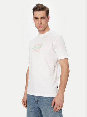 BOSS BOSS Camiseta Bass 50561850 Blanco Regular Fit