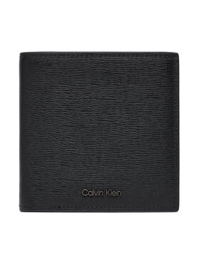 Calvin Klein Peněženka Calvin Klein Saffiano Ew Slim Trifold W Card LV04D1075G Černá