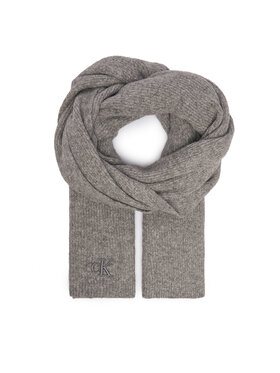 Calvin Klein Šallīte Calvin Klein Thick Embroidery K60K612664 Pelēks