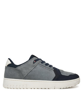 Tommy Hilfiger Sneakersy Tommy Hilfiger Basket Core Lite Suede FM0FM05519 Šedá
