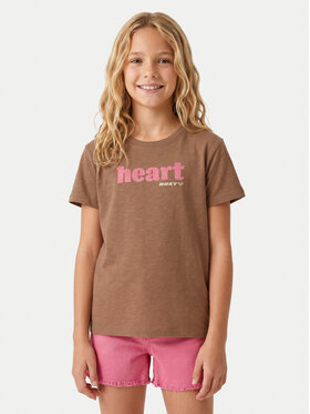 Roxy Roxy Camiseta Orchid Art ERGZT04142 Marrón Regular Fit
