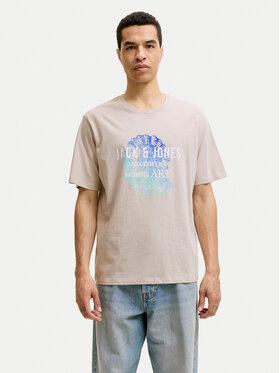 Jack & Jones Jack & Jones T-shirt Gradient Print 12288094 Beige chiaro Regular Fit