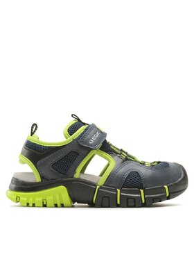Geox Basutės Geox J Sandal Dynomix Boy J35GHA014MEC0749 S Tamsiai mėlyna