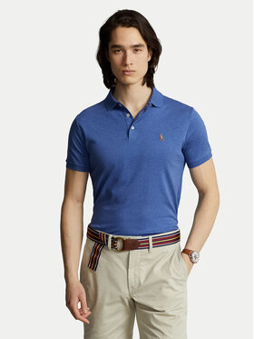 Polo Ralph Lauren Polo Ralph Lauren Polo majica 710713130008 Modra Custom Slim Fit