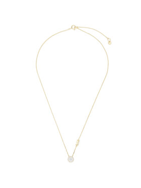 Michael Kors Kaklarota Michael Kors Pave Halo Necklace MKC1208AN710 Zelta