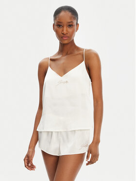 Juicy Couture Juicy Couture Pyjama-T-Shirt JCLCT125511 Écru Regular Fit