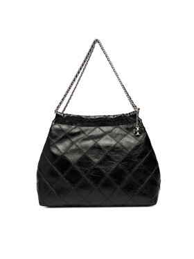 Tory Burch Kabelka Tory Burch Fleming Soft Distressed Hobo Bag 165170 Černá