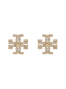 Tory Burch Сережки Tory Burch Kira Pave Stud 158535 Золотий