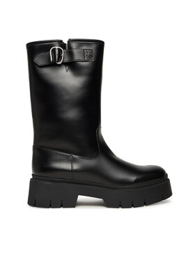 HUGO Čižmy HUGO Kris 50552735 Čierna